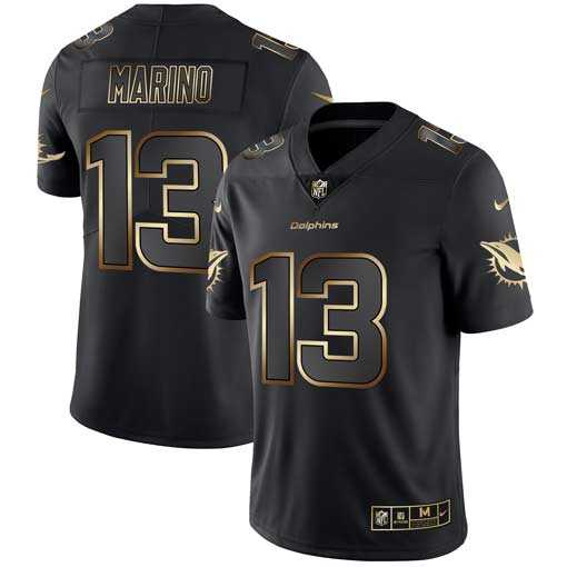 Nike Dolphins 13 Dan Marino Black Gold Vapor Untouchable Limited Jersey Dyin,We sell and wholesale Nike Dolphins 13 Dan Marino Black Gold Vapor Untouchable Limited Jersey Dyin on line form chian!